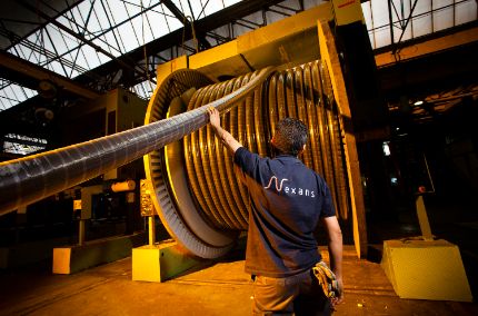 Nexans industrial activity reel